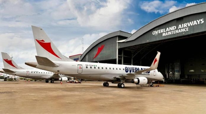 Overland Airways aircraft