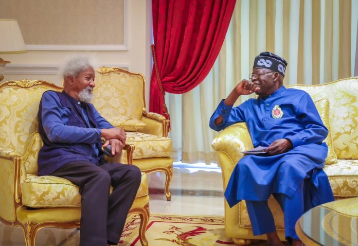 prof soyinka, tinubu prof soyinka, tinubu