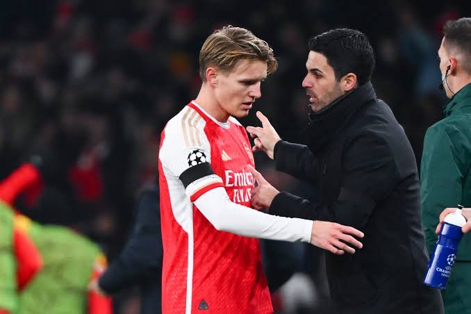 Arteta Remains Hopeful On Arsenal Captain Odegaard