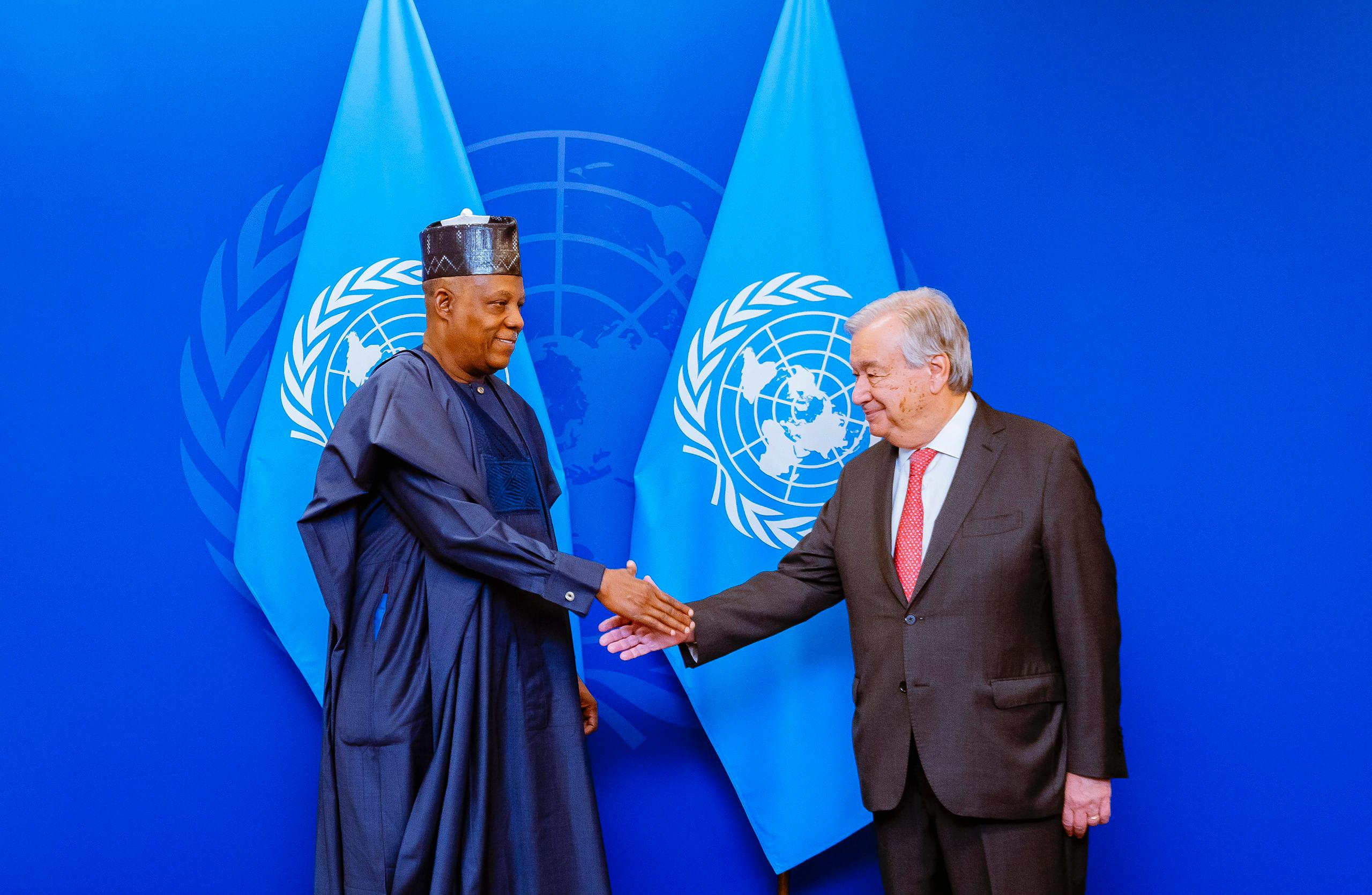 Shetttima António Guterres - THEWILL NEWS MEDIA Shetttima António Guterres