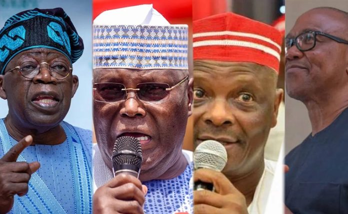 Tinubu-Atiku-Kwankwaso-Obi-