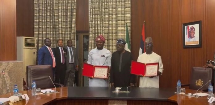 Tinubu Receives Edo Governor-elect Okpebholo At Aso Villa