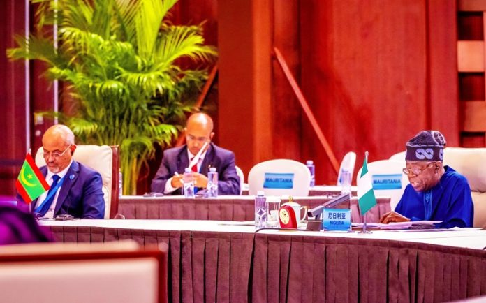 Tinubu at china. Tinubu in -China