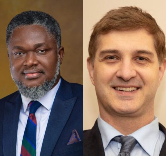 Dr Tombari Sibe and Prof. Christian Kaunert Dr Tombari Sibe and Prof. Christian Kaunert