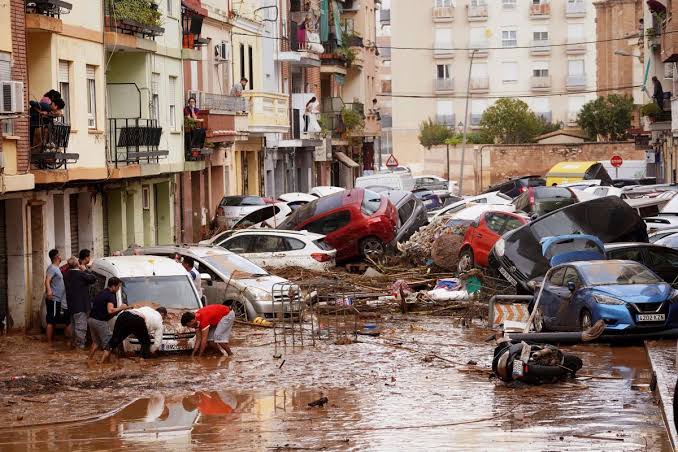 Flash floods in Spain