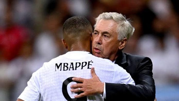 Ancelotti and Mbappe