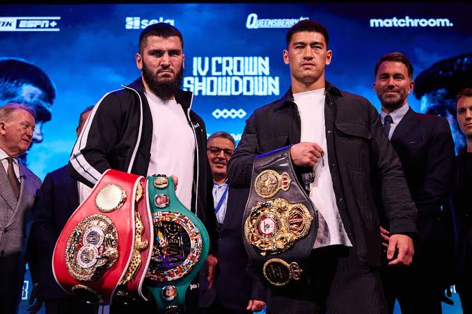 Dmitry Bivol and Artur Beterbiev Dmitry Bivol and Artur Beterbiev