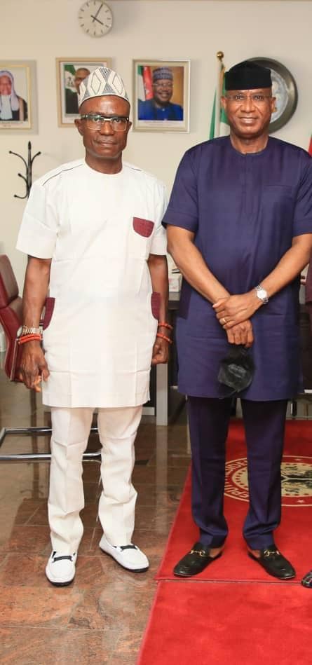 L-R: Jerry Nkeweshe & Senator Ovie Omo-Agege - THEWILL NEWS MEDIA L-R: Jerry Nkeweshe & Senator Ovie Omo-Agege