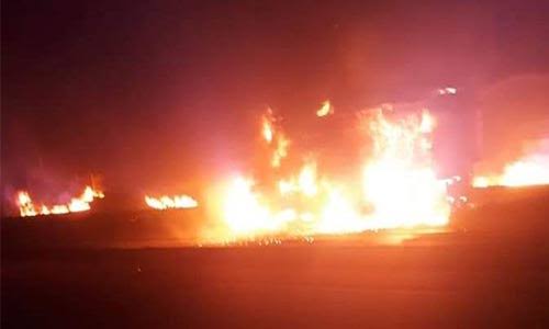 Tanker explosion Tanker explosion