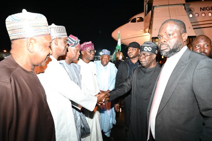 tinubu returns.