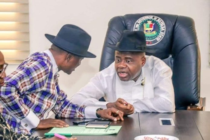 Gov Diri Hands Over To Deputy, Ewhrudjakpo Gov Diri Hands Over To Deputy, Ewhrudjakpo