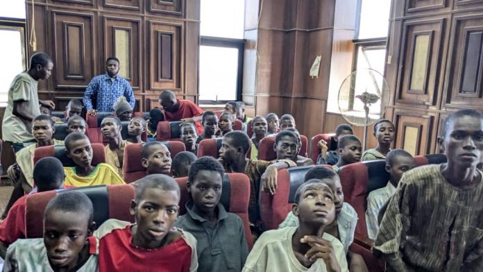 Minors in court #EndBadGovernance