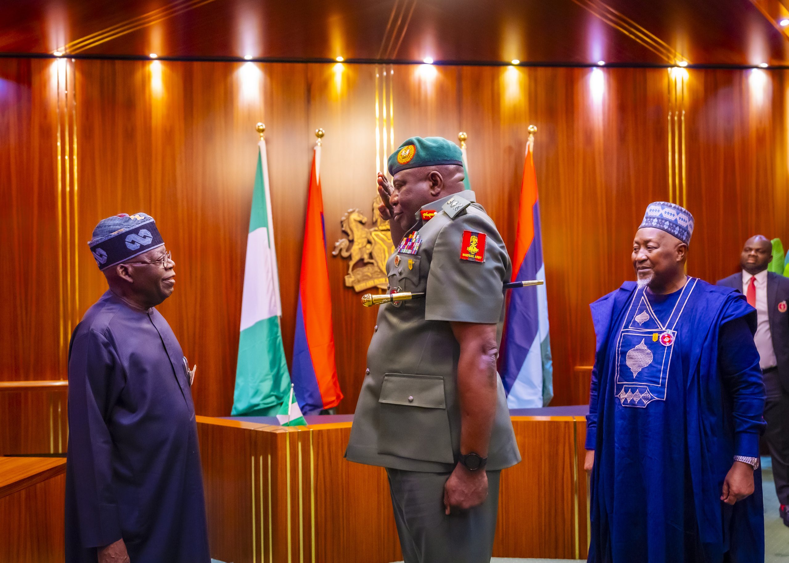 Tinubu Decorates Acting CoAS Oluyede 1 - THEWILL NEWS MEDIA Tinubu Decorates Acting CoAS Oluyede 2