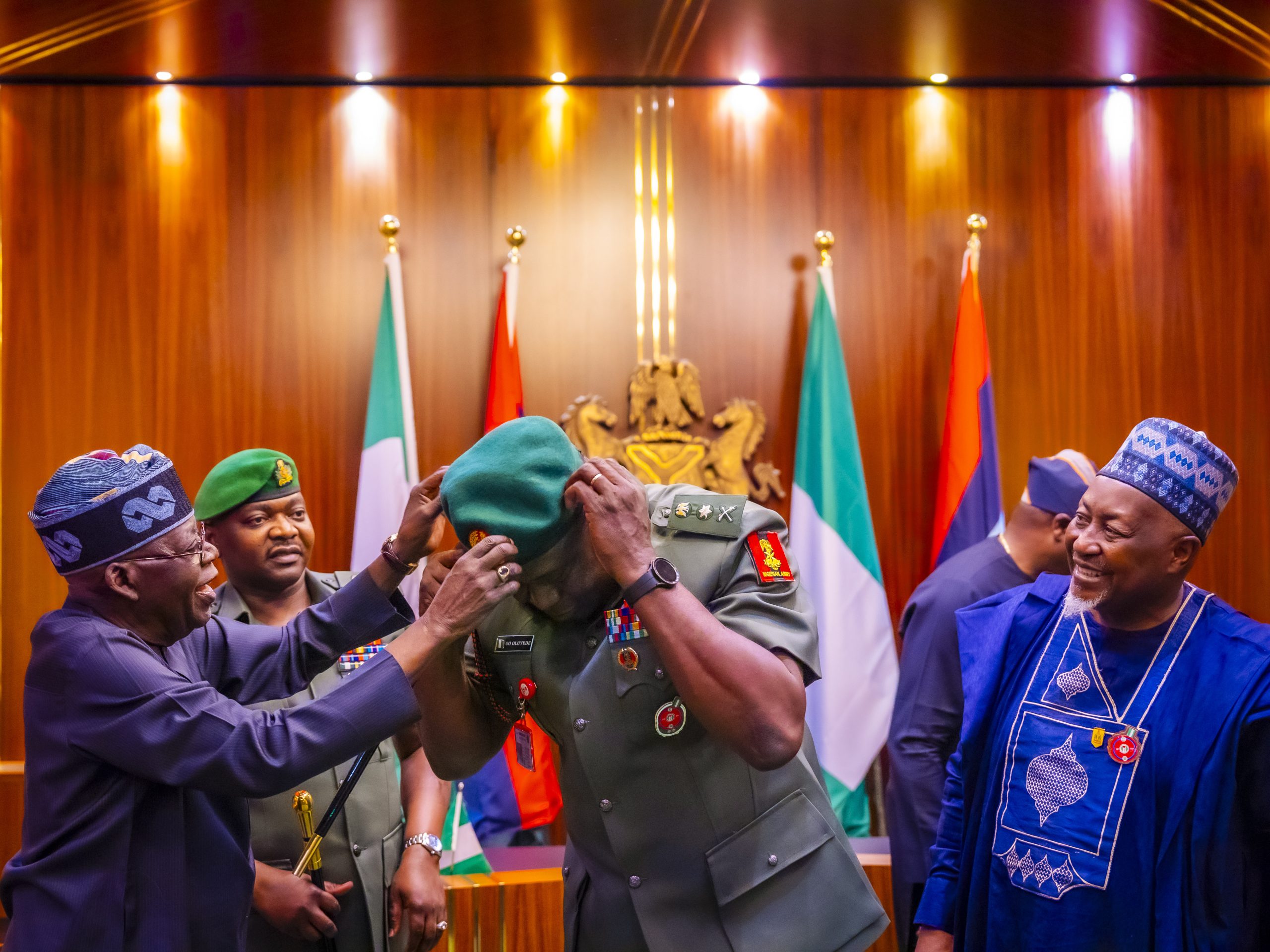 Tinubu Decorates Acting CoAS Oluyede 2 - THEWILL NEWS MEDIA Tinubu Decorates Acting CoAS Oluyede 2