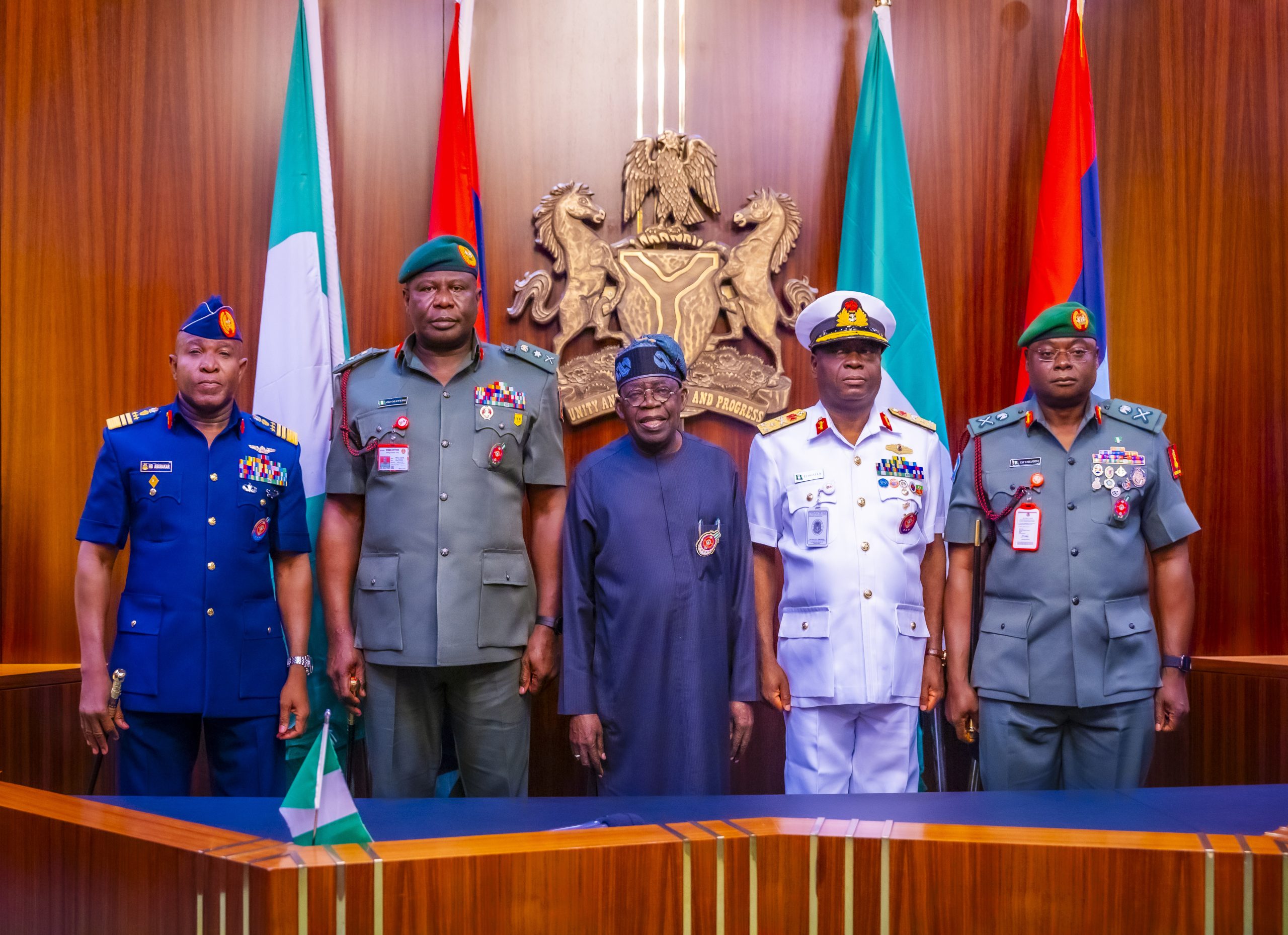 Tinubu Decorates Acting CoAS Oluyede - THEWILL NEWS MEDIA Tinubu Decorates Acting CoAS Oluyede