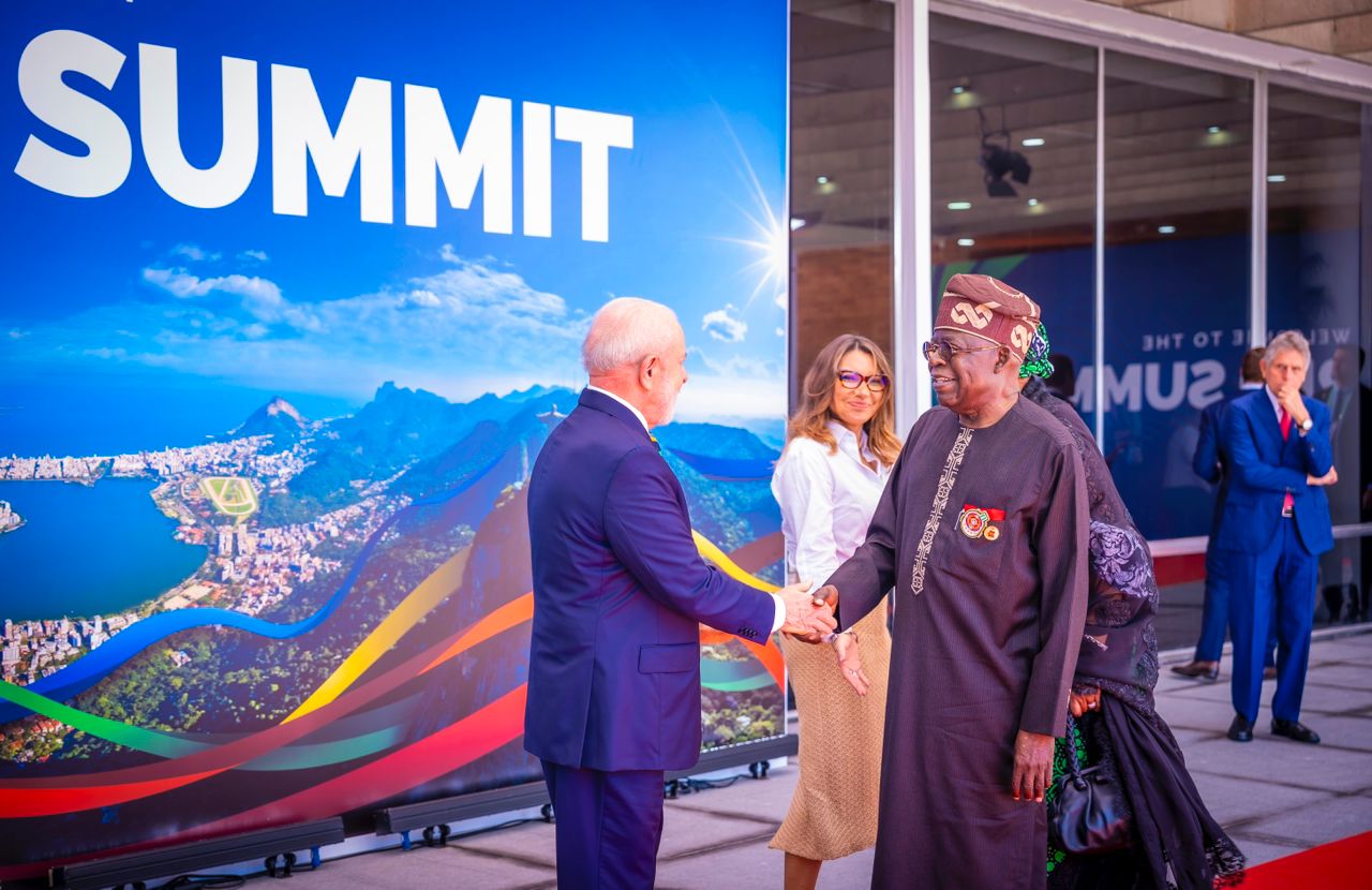 President Luiz Inácio Lula da Silva and his wife, Janja da Silva of Brazil, on Monday, welcomed President Bola Tinubu and First Lady, Oluremi Tinubu - THEWILL NEWS MEDIA President Luiz Inácio Lula da Silva and his wife, Janja da Silva of Brazil, on Monday, welcomed President Bola Tinubu and First Lady, Oluremi Tinubu