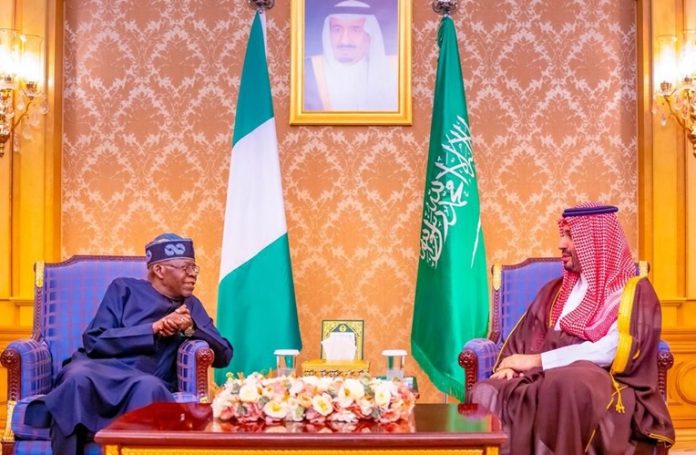 Tinubu in Saudi Tinubu in Saudi