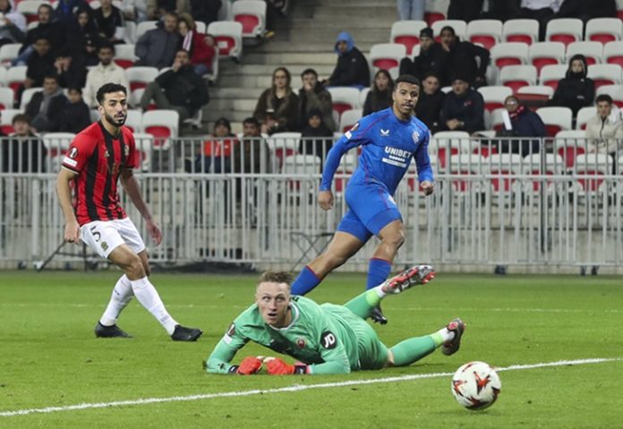 rangers vs nice rangers vs nice