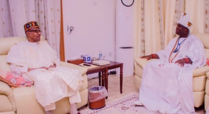 Buhari and Ooni of Ife