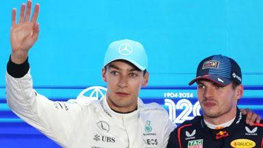 George Russell, Max Verstappen, George Russell, Max Verstappen,