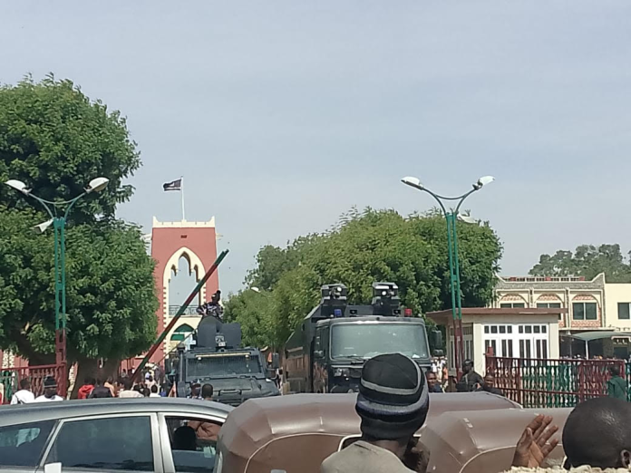 Kano emirates police barricades
