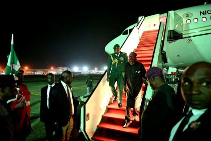 Tinubu Arrives - returns Tinubu Arrives - returns