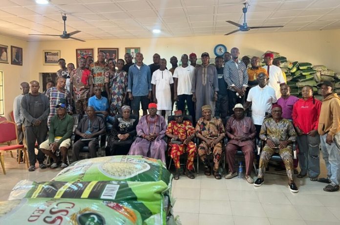 Tony Elumelu Donates 1,800 Bags Of Rice To Delta Community Tony Elumelu