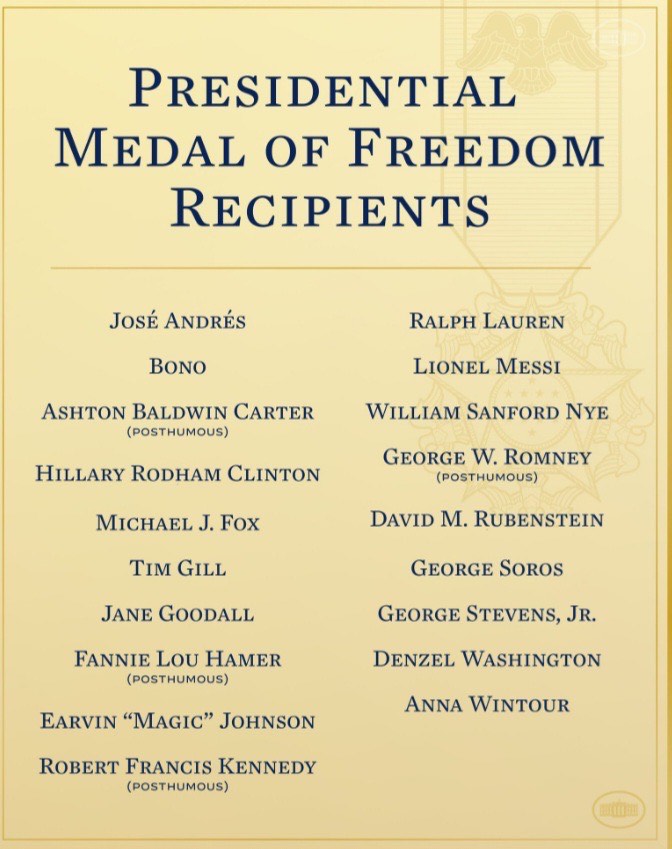 Presidential medal