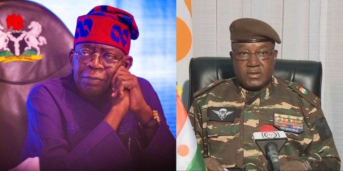 Tinubu and General Abdourahamane Tchiani Tinubu and General Abdourahamane Tchiani