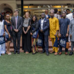 British High Commission Celebrates 191 Returning Nigerian Scholars British Deputy High Commisioner, Jonny Baxter and Country Director, Donna McGowan with the Chevening scholars at the Welcome Home Ceremony in Lagos