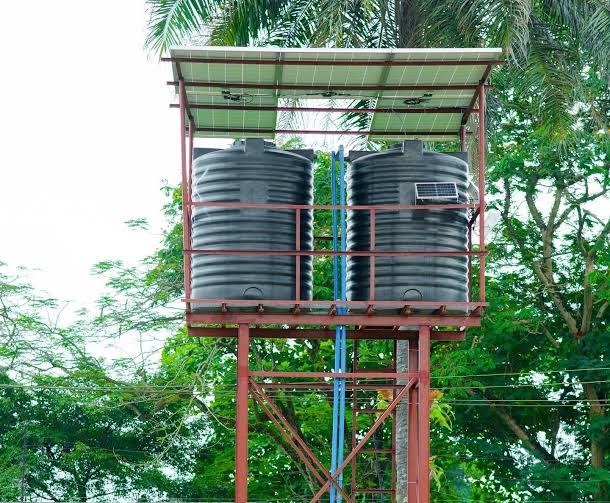 LG solar powered bore hole LG solar powered bore hole