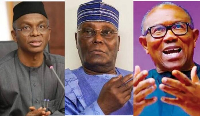 Atiku, Obi, El-Rufai Atiku - Obi - El-Rufai