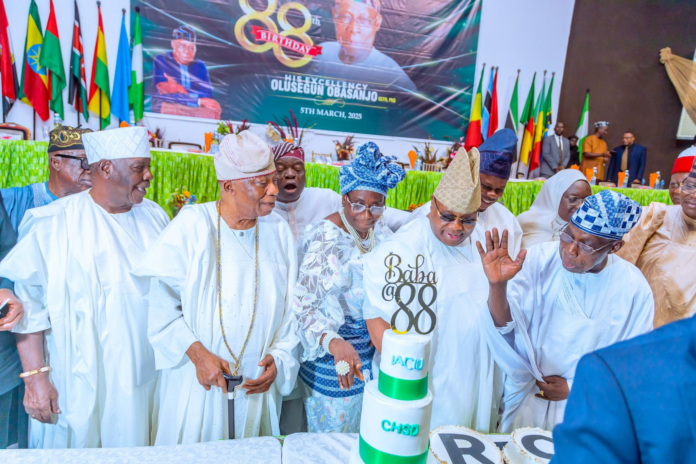 Adeleke and Obasanjo in Osun State Adeleke and Obasanjo in Osun State