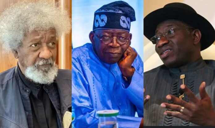 Soyinka, Tinubu, Jonathan