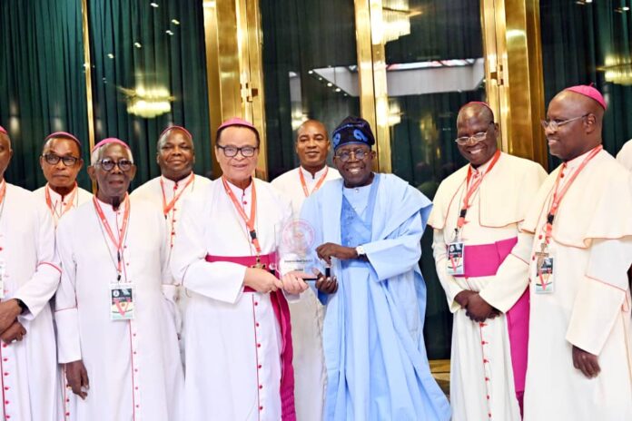 Tinubu and bishops
