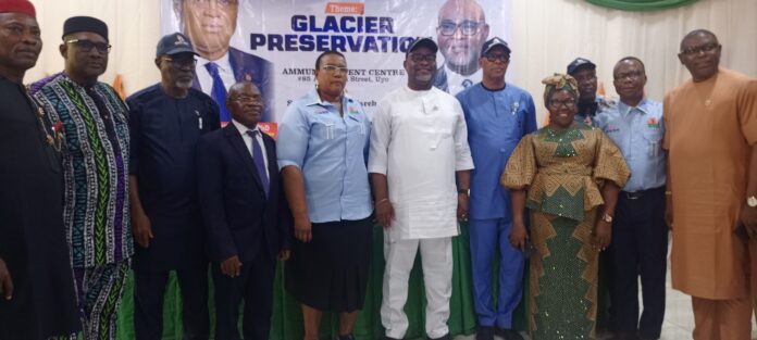 Akwa Ibom State Commissioner Ministry of Water Resources and Sanitation, Dr Ubuo Ubua, among other stakeholders at the event yesterday