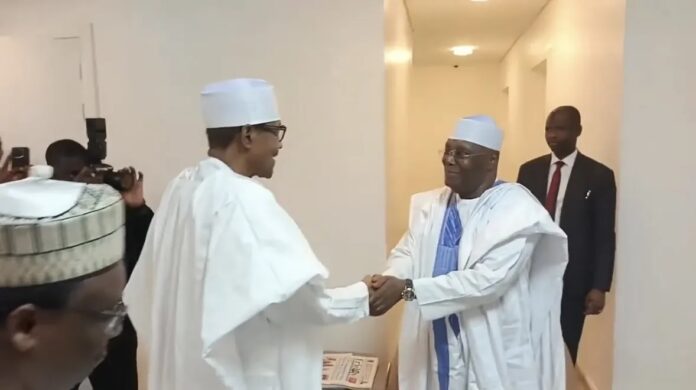 Atiku meets Buhari Atiku meets Buhari