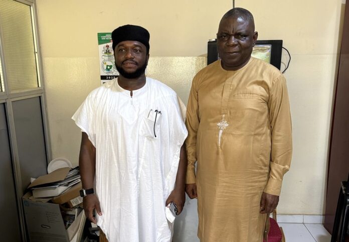 Dr Kabir Ali Masanawa, Executive Director/CEO of the Katsina State History and Culture Bureau and Mr Richard Ovie Esewhaye, Director overseeing office of the Director General of NTDA