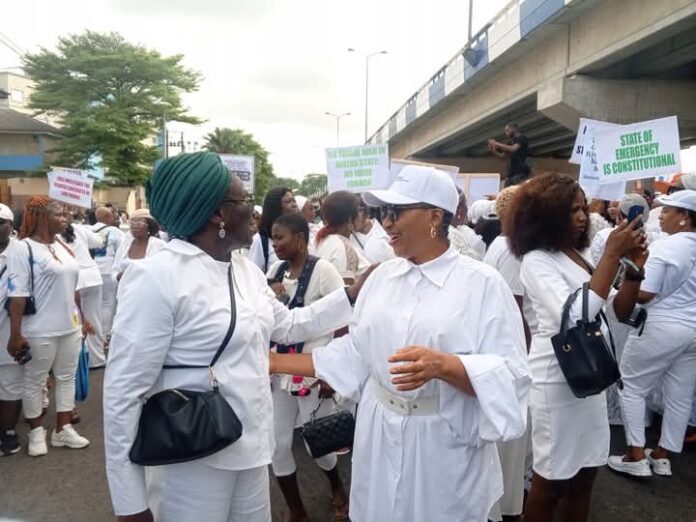 Women protest in Rivers state