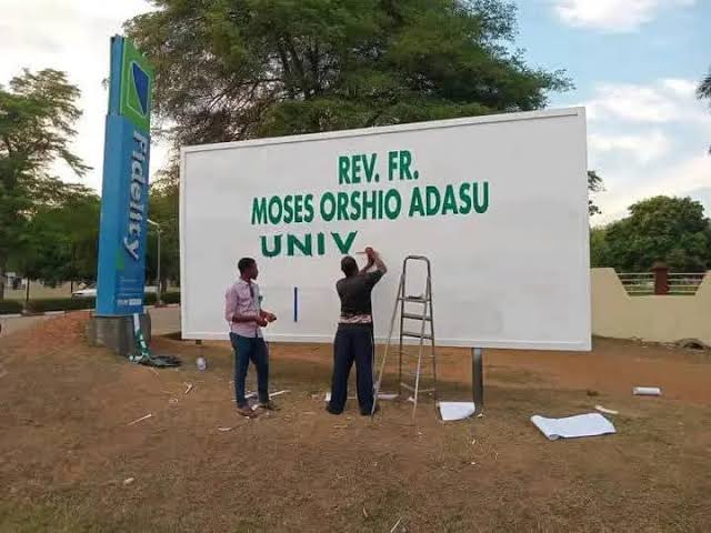 Revd Fr Moses Orshio Adasu University, Makurdi Revd Fr Moses Orshio Adasu University, Makurdi