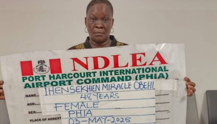 NDLEA Arrests Iran-bound Woman NDLEA Arrests Iran-bound Woman
