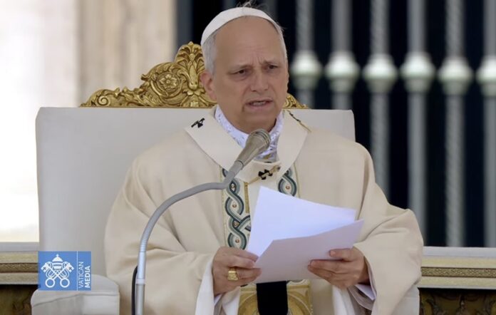 Pope Leo XIV Preaches Love Pope Leo XIV Preaches Love