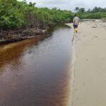 OPINION: No Oil Spill In Eastern Obolo: Seasonal Lake Overflow Misrepresented As Pollution part of the water body where oil spill is reported in Eastern Obolo, Akwa Ibom State