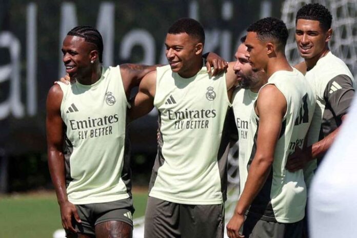Mbappé - Real Madrid- Training