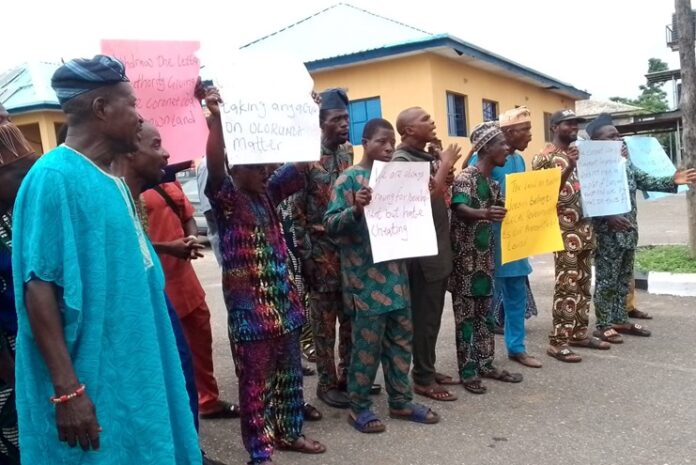 Ogun Communities Protest Traditional Ruler's Acquisition Of Proposed Market Land Ogun Communities Protest Traditional Ruler's Acquisition Of Proposed Market Land