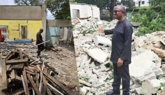 Peter-Obi- Demolition Of Obi’s Brother’s Property Peter-Obi- Demolition Of Obi’s Brother’s Property
