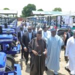 VP Shettima Commissions 375 Refurbished Tractors in Borno, Hails Zulum’s Agricultural Drive Vice President Kashim Shettima- Zulum