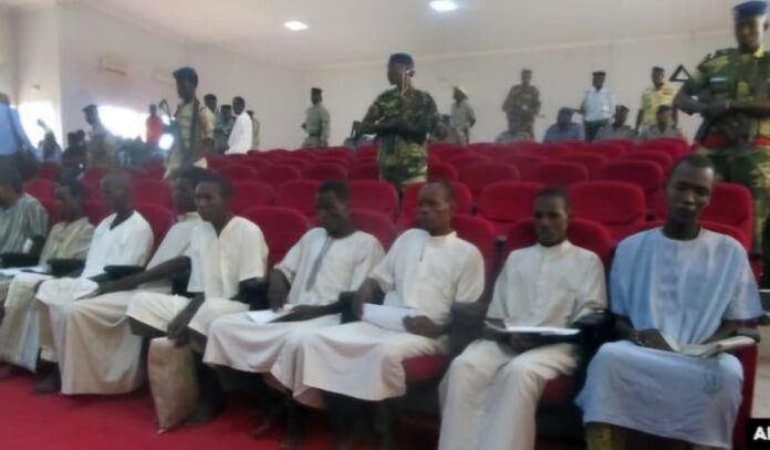 Mass trial of terrorists