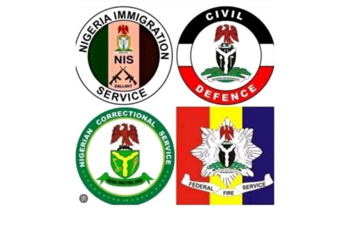 Immigration- civil defence- fire- correctional Immigration- civil defence- fire- correctional