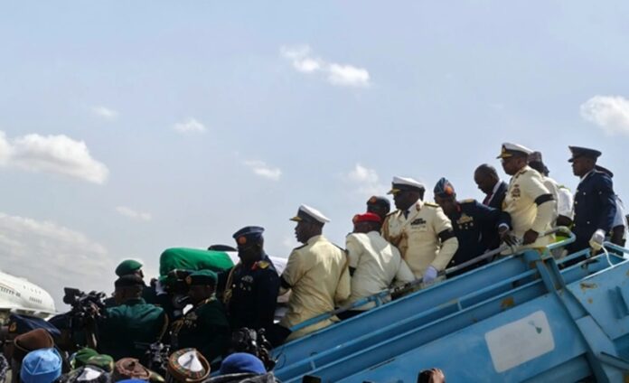 Muhammadu Buhari body